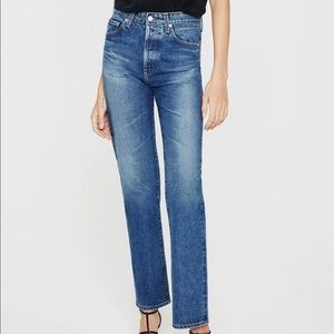 ag-ed Adriano Goldschmied Denim Alexxis High Rise Vintage Straight Jeans